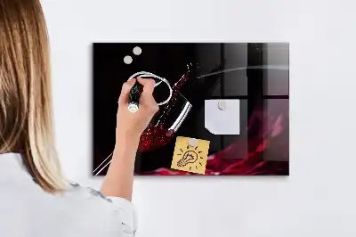 Tørreslette magnetisk tavle Vin