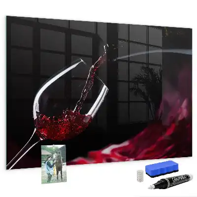 Tørreslette magnetisk tavle Vin