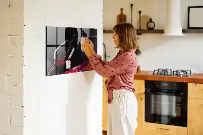 Tørreslette magnetisk tavle Vin
