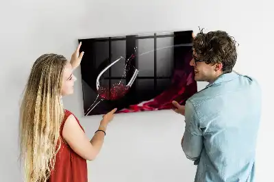 Tørreslette magnetisk tavle Vin