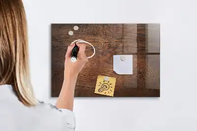 Magnetisk tegnetavle i design af gammelt træ