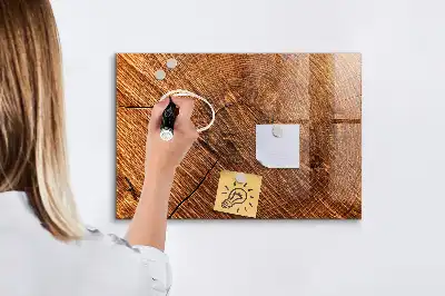 Magnetisk tavle Tørreslette dekorativt trædesign
