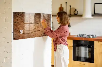 Magnetisk tegnetavle i gammelt træ