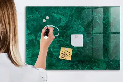 Smaragdvæg magnetisk tavle Tørreslette model