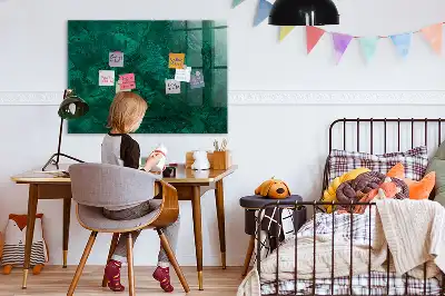 Smaragdvæg magnetisk tavle Tørreslette model