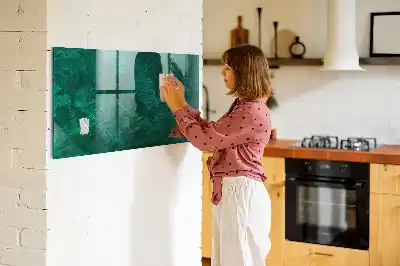 Smaragdvæg magnetisk tavle Tørreslette model