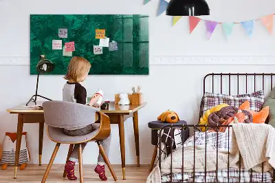 Smaragdvæg magnetisk tavle Tørreslette model