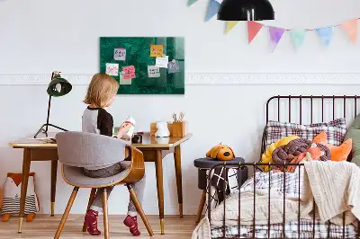 Smaragdvæg magnetisk tavle Tørreslette model