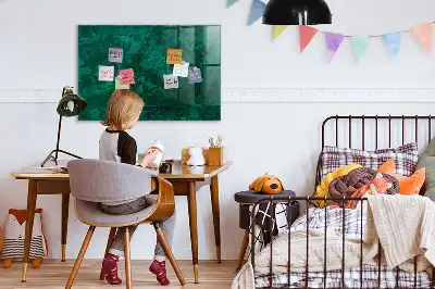 Smaragdvæg magnetisk tavle Tørreslette model