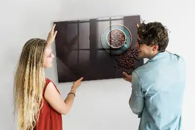 Tørreslette magnetisk tavle Kaffekop