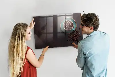 Tørreslette magnetisk tavle Kaffekop