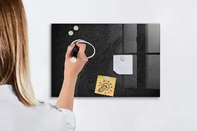 Magnetisk tegnetavle i farven mørk klippe