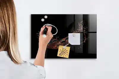 Magnetisk tegnetavle til spildte drikkevarer
