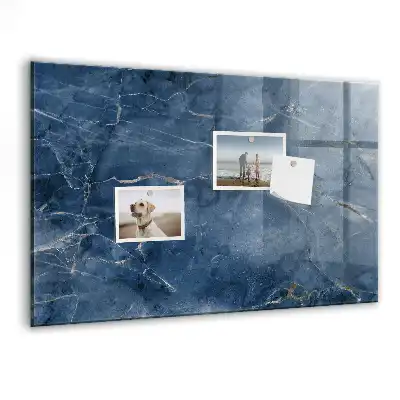 Magnetisk glastavle elegant marmordesign