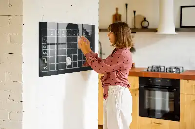 Tørreslette magnetisk tavle Skoleskema