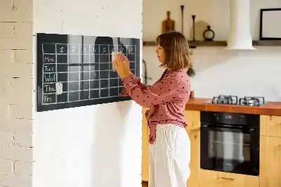 Tørreslette magnetisk tavle Skoleskema