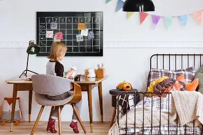 Tørreslette magnetisk tavle Skoleskema