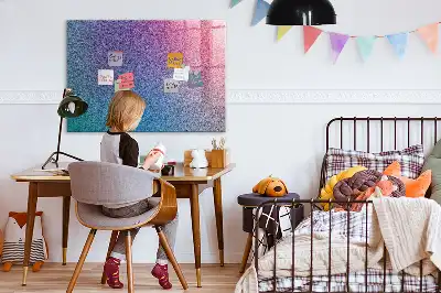 Magnetisk tegnetavle med gradientmønster