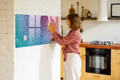 Magnetisk tegnetavle med gradientmønster