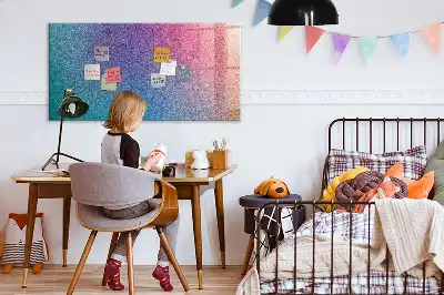 Magnetisk tegnetavle med gradientmønster