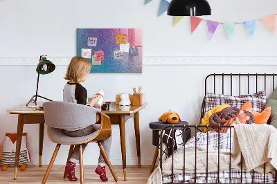 Magnetisk tegnetavle med gradientmønster