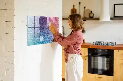 Magnetisk tegnetavle med gradientmønster