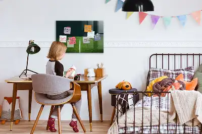 Magnetisk tavle med tørreslettefunktion fodboldbane