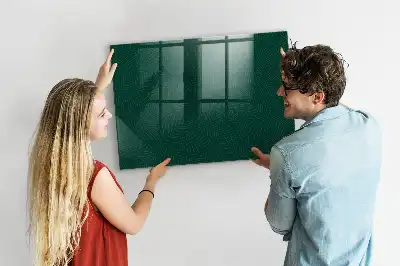 Magnetisk tegnetavle med bladmønster