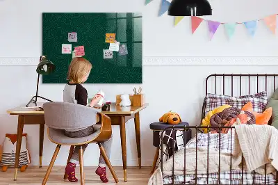 Magnetisk tegnetavle med bladmønster