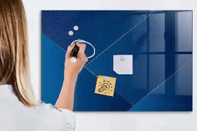 Magnetisk glastavle Tørreslette dekorativt abstrakt motiv