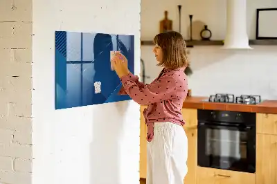 Magnetisk glastavle Tørreslette dekorativt abstrakt motiv