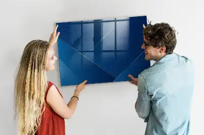Magnetisk glastavle Tørreslette dekorativt abstrakt motiv
