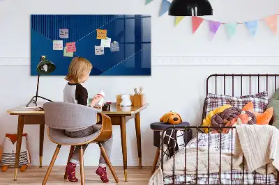 Magnetisk glastavle Tørreslette dekorativt abstrakt motiv