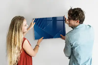 Magnetisk glastavle Tørreslette dekorativt abstrakt motiv