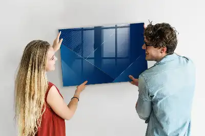 Magnetisk glastavle Tørreslette dekorativt abstrakt motiv