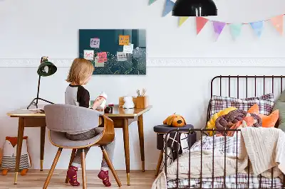Magnetisk tegnetavle med motiv af bjerge