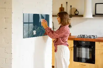 Magnetisk tegnetavle med motiv af bjerge