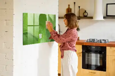 Magnetisk tavle Tørreslette med motiv af moderne bølger