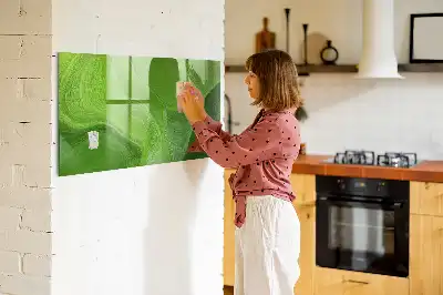 Magnetisk tavle Tørreslette med motiv af moderne bølger