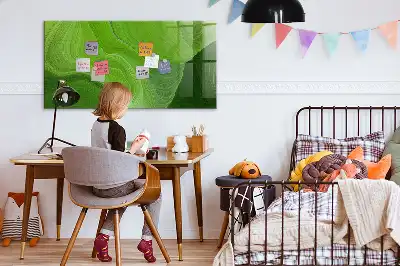 Magnetisk tavle Tørreslette med motiv af moderne bølger