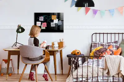 Magnetisk verdenskort tørreslette tavle med omrids