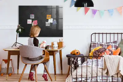 Magnetisk tegnetavle med motiv af mørk abstraktion