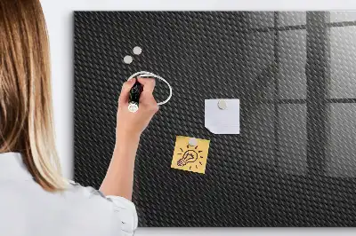Magnetisk tegnetavle med motiv af mørk abstraktion