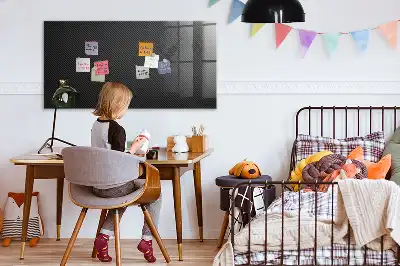 Magnetisk tegnetavle med motiv af mørk abstraktion