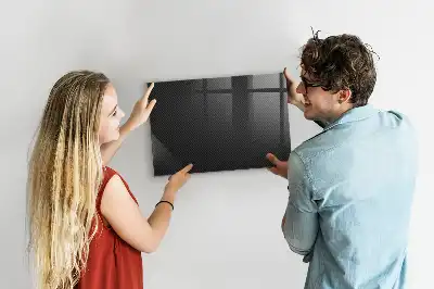 Magnetisk tegnetavle med motiv af mørk abstraktion