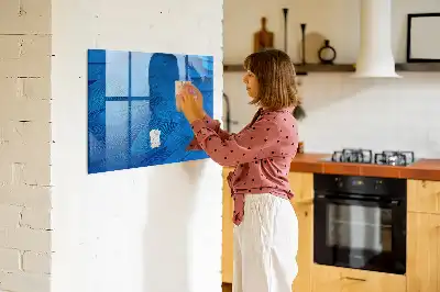 Fuglefjer tørreslette magnetisk tavle tørreslette magnetisk tavle med fuglefjer-motiv