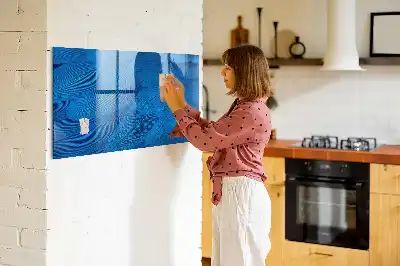 Fuglefjer tørreslette magnetisk tavle tørreslette magnetisk tavle med fuglefjer-motiv