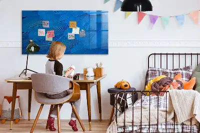 Fuglefjer tørreslette magnetisk tavle tørreslette magnetisk tavle med fuglefjer-motiv