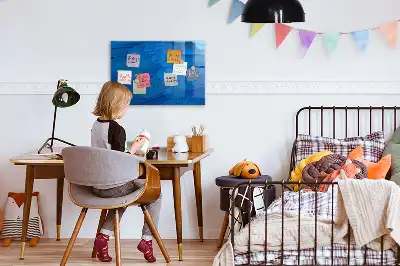 Fuglefjer tørreslette magnetisk tavle tørreslette magnetisk tavle med fuglefjer-motiv
