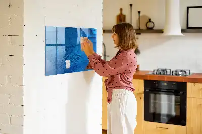 Fuglefjer tørreslette magnetisk tavle tørreslette magnetisk tavle med fuglefjer-motiv